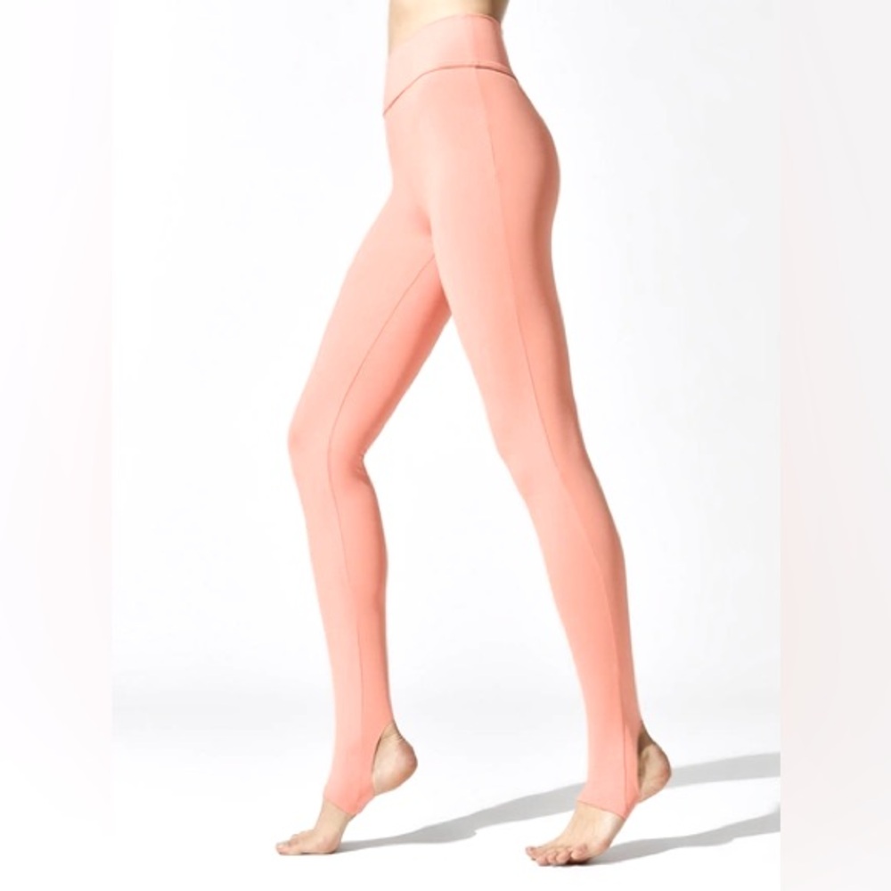 Live The Process Peach Leggings
